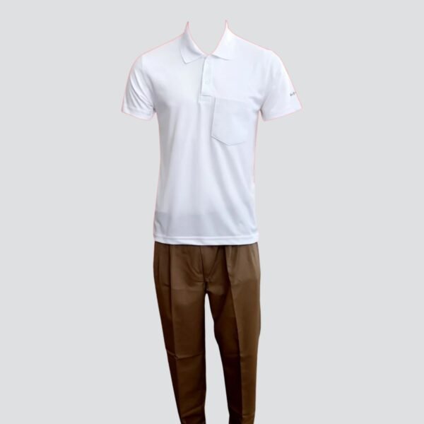 White Half Sleeve T - Shirt
